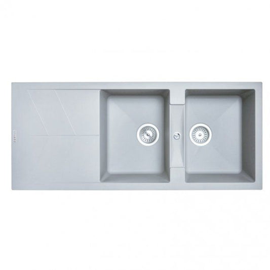 TWMD-200JG Jazz D200 Matte Concrete Grey Rectangular Top/Undermount/Flush mount Sink