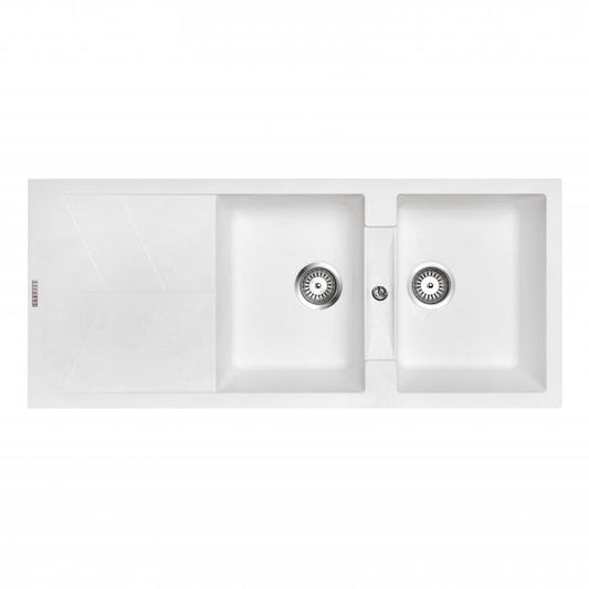 TWMD-200JW Matte Black Top/Undermount/Flush mount Sink