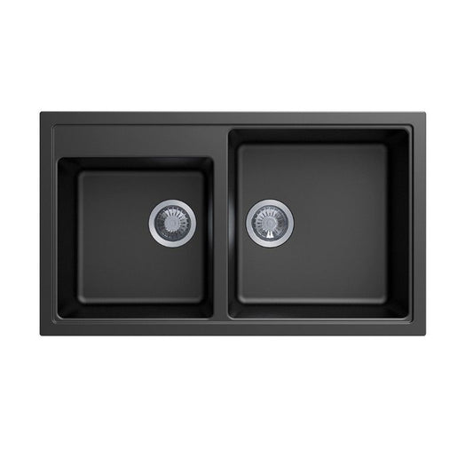 TWMN-200 N200 Matte Black Top/Undermount/Flush mount Sink